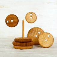 WoodenCaterpillar Wooden Stacking toy Montessori toddler toy Children Learning toy Educational Toys for toddlers