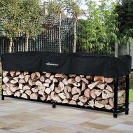 Woodhaven 96 Heavy-Duty Firewood Rack with Cover