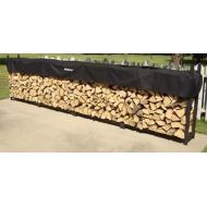 Woodhaven Steel Log Rack Finish: Black, Size: 48 H x 192 W x 14 D