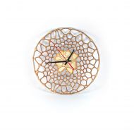 Woodinky Parametric Laser cut Wood Wall Clock