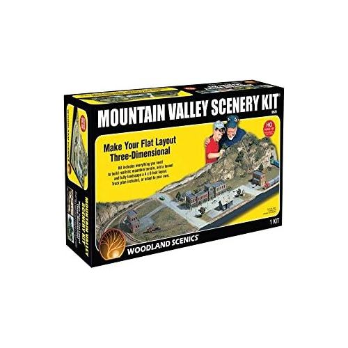  Mountain Valley Scenery Kit Woodland Scenics