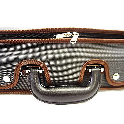  Woodnote Great Purple Interior - 4/4 Wooden Two/double Violin Case + Free Violin Strings Set