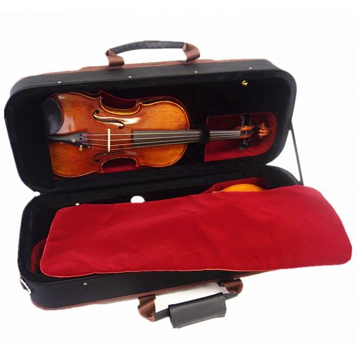  Woodnote Light Weight 4/4 Double/Two Violin Foamed Case + Free Violin Strings Set