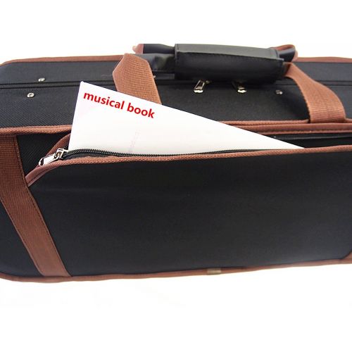  Woodnote Light Weight 4/4 Double/Two Violin Foamed Case + Free Violin Strings Set
