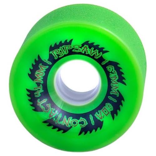  Skateboard Woodstock Ripsaw Longboard Wheels 67 mm (Set of 4)