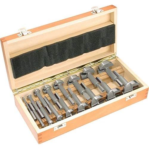  Woodstock D4096 Plus Carbide Hex Forstner Bit Set, 16-Piece