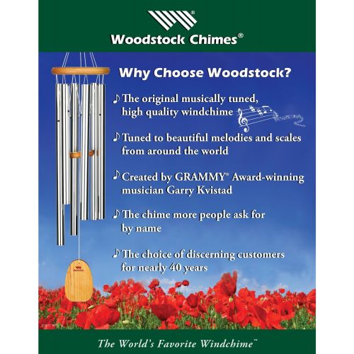  Woodstock Chimes - The ORIGINAL Guaranteed Musically Tuned Chime, Zenergy - Meditation