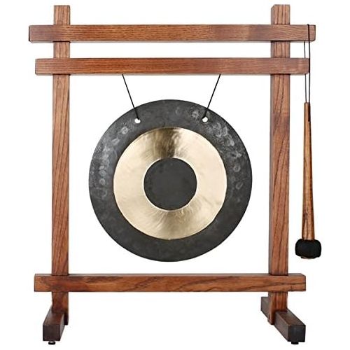  [아마존베스트]Woodstock Chimes WTG The Original Guaranteed Musically Tuned Chime Table Gong, Teak