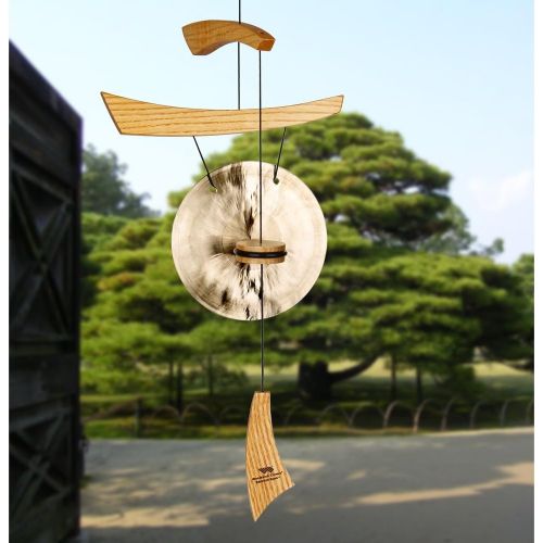  [아마존베스트]Woodstock Chimes EGCS The Original Guaranteed Musically Tuned Chime Small Emperor Gong, Natural