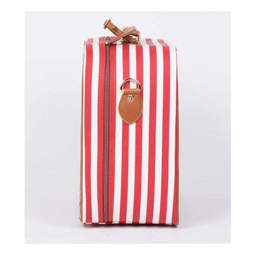  Woojoocity Travel Tote Shoulder Bag Duffel Bag Business Trip Travel (Stripe_Red)