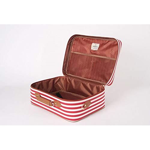  Woojoocity Travel Tote Shoulder Bag Duffel Bag Business Trip Travel (Stripe_Red)