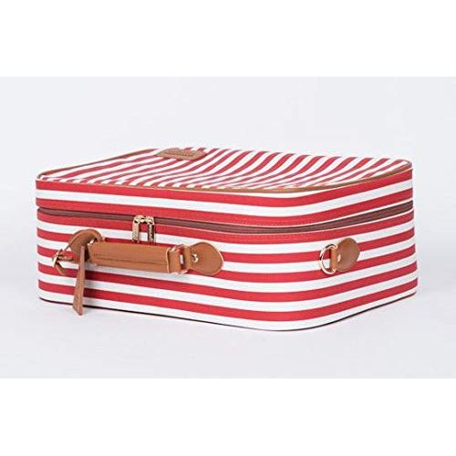  Woojoocity Travel Tote Shoulder Bag Duffel Bag Business Trip Travel (Stripe_Red)