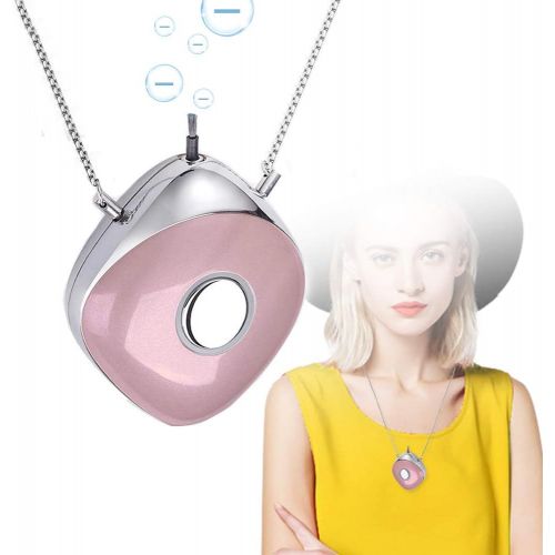  Woolala Wearable Air Necklace Personal Air Necklace Around Neck Ion Generator for Travel Office 29Hours Long Battery Life