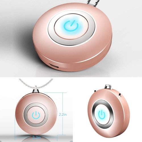  WOOLALA Wearable Air Necklace, Mini Portable Ionic Air Filter USB Rechargeable Personal Air Necklace for Adult and Kids - Ship from USA