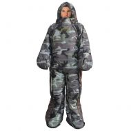 WOOLALA Full Body Wearable Sleeping Bag Adults for Home or Office Use, Body Suits Quilt/Blancket for Cold Weather with Arm/Leg Holes