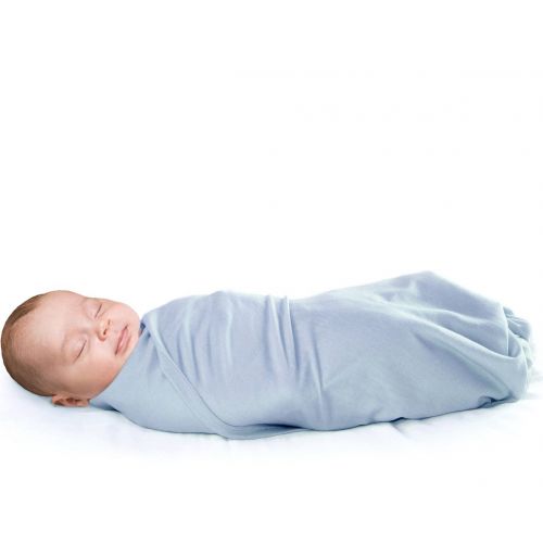  Woolino Newborn Swaddle Blanket, 100% Superfine Merino Wool, for Babies 0-3 Months, Lilac