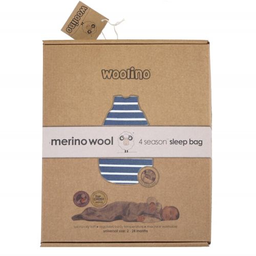  Woolino Toddler Sleeping Bag, 4 Season, Merino Wool Baby Sleep Bag Sack, 2-4 Years