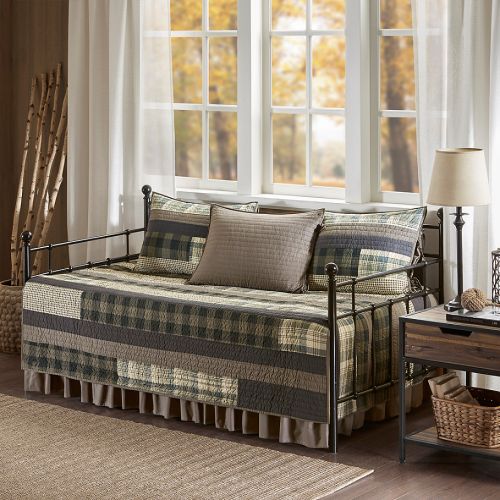  Woolrich Winter Plains Reversible Daybed Cover Set in Tan