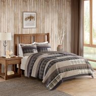 Woolrich Winter Plains Reversible Quilt Set in Taupe