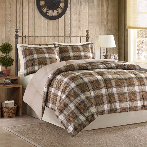  Woolrich Lumberjack Comforter Set in Brown