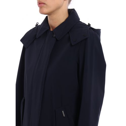  Woolrich Charlotte stretch nylon trench coat