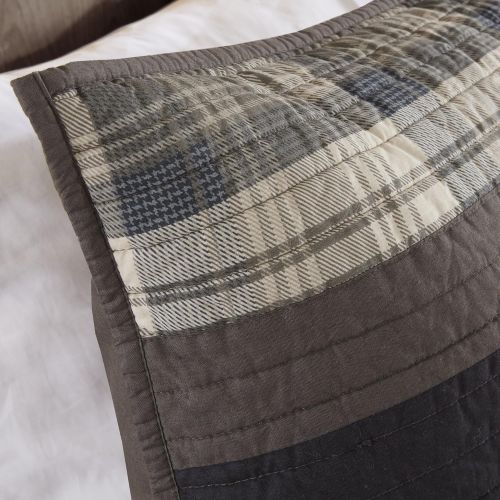  Woolrich Winter Plains Quilt Mini Set Cal King Taupe