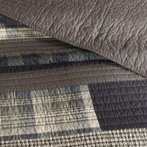  Woolrich Winter Plains Quilt Mini Set Cal King Taupe