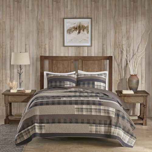  Woolrich Winter Hills Quilt Mini Set FullQueen Tan