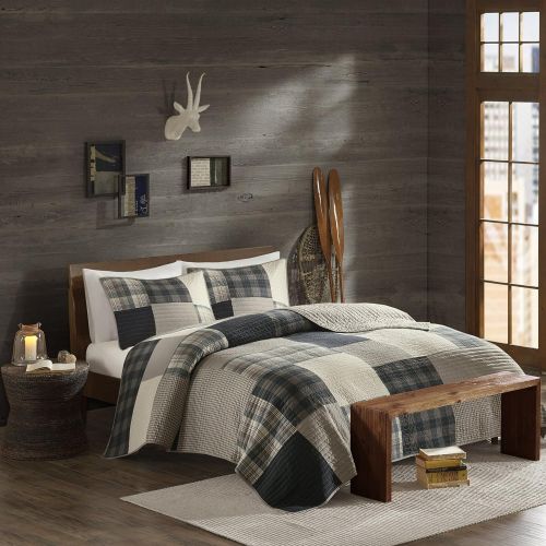  Woolrich Winter Hills Quilt Mini Set FullQueen Tan