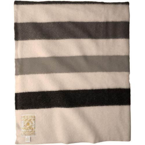  Woolrich Hudson Bay 8 Point Blanket Natural with Multi Stripes