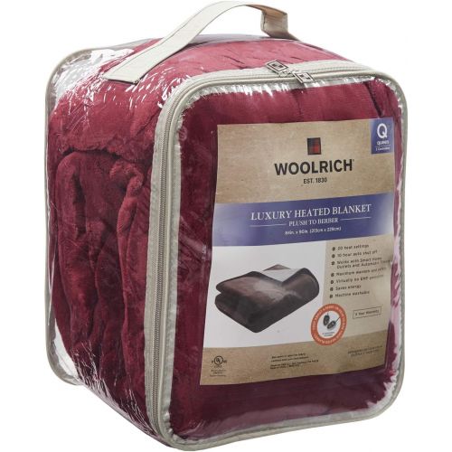  Woolrich WR54-1773 Heated Plush To Berber Throw 60x70 Indigo,60x70