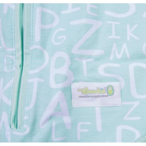  Woombie Original Nursery Swaddling Blanket for Babies Up to 3 Months (Mod Waves, Newborn 5-13 lbs)