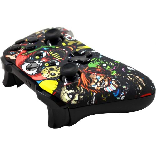  Wordene Modz Blue Splatter 5000+ Modded Xbox One Controller for Black Ops 3 and All Games