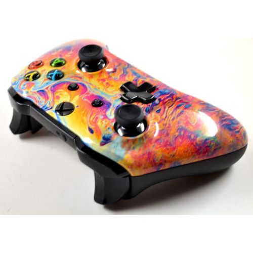  Wordene Modz Blue Splatter 5000+ Modded Xbox One Controller for Black Ops 3 and All Games