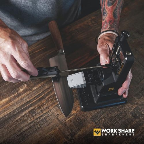  Work Sharp Precision Adjust Elite Knife Sharpener Including Additional Sharpening Stones and Carry Case