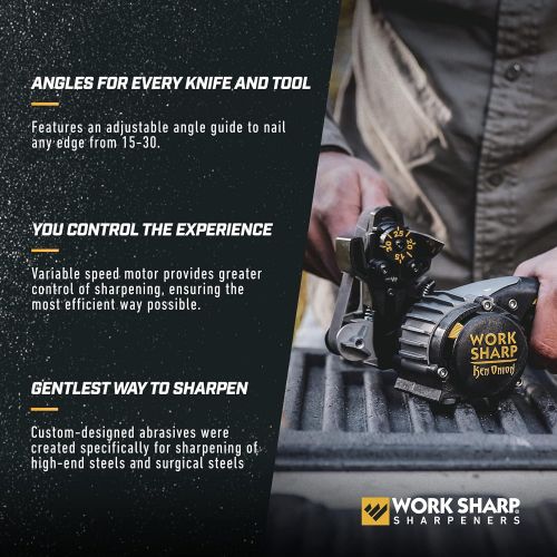  Work Sharp WSKTS-KO-W Knife & Tool Sharpener Ken Onion Edition