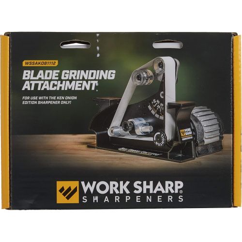  Work Sharp WSSAKO81112 Blade Grinder Attachment with Work Sharp Ken Onion Edition and Assorted Belt Kit