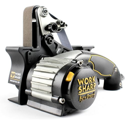  Work Sharp WSSAKO81112 Blade Grinder Attachment with Work Sharp Ken Onion Edition and Assorted Belt Kit