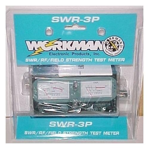  [아마존베스트]SWR / Power METER for CB Radio 100 Watts - Dual Meters - Workman SWR3P