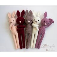 /WorkroomJuliaLitvin crochet bunny, cute crochet bunny toy,a crochet toy for a newborn,bunny plush, newborn photo prop,stuffed rabbit,bunny nursery decor