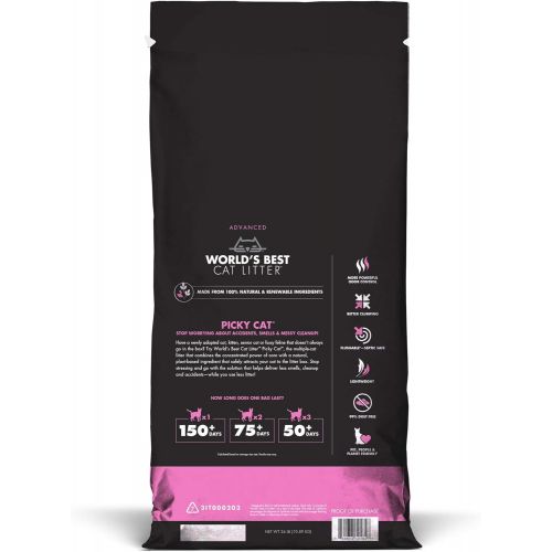  World's Best Worlds Best Unscent Advanced Picky Multi Cat Litter