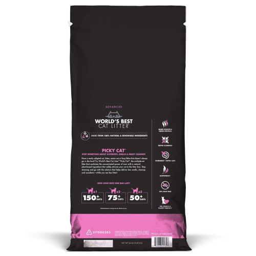  World's Best Worlds Best Unscent Advanced Picky Multi Cat Litter