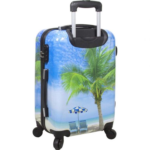  World+Traveler World Traveler Palm Tree Hardside 3-Piece Spinner Luggage Set