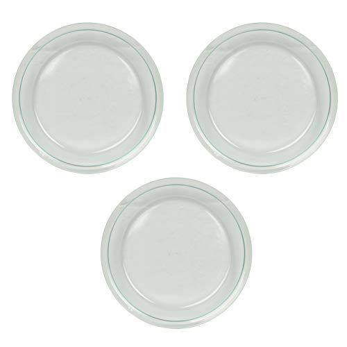  World Kitchen Pyrex Glass Bakeware Pie Plate 9 x 1.2 (Pack of 3), 9, Clear: Kitchen & Dining