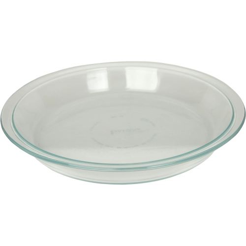  World Kitchen Pyrex Glass Bakeware Pie Plate 9 x 1.2 (Pack of 3), 9, Clear: Kitchen & Dining