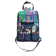 World Organized Car Back Seat Organizer Multi-Pocket Travel Storage With Books Magazines Toys Holder