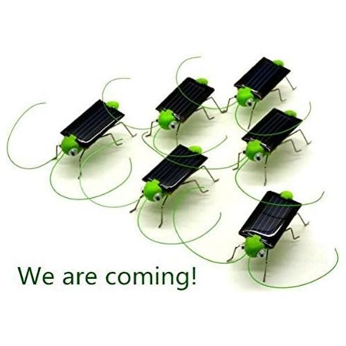  [아마존베스트]World Pride Solar Powered Grasshopper 5 pack