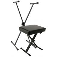 World Tour Single X Keyboard Stand and Deluxe Bench Package