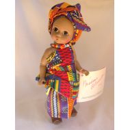 /WorldOfWendys Madame Alexander NIGERIA 8 International Doll with Box and Tag - Retired, Vintage, Rare Nigerian Doll