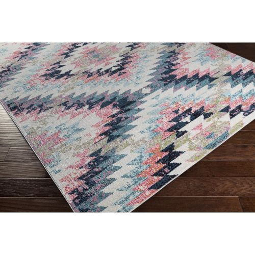  WorldWeavers Tara Pink and Beige Bohemian/Global Area Rug 2 x 3